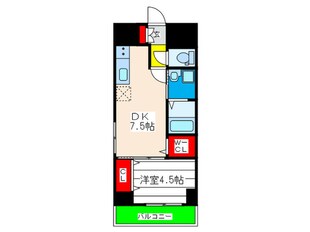 La CASA上本町の物件間取画像